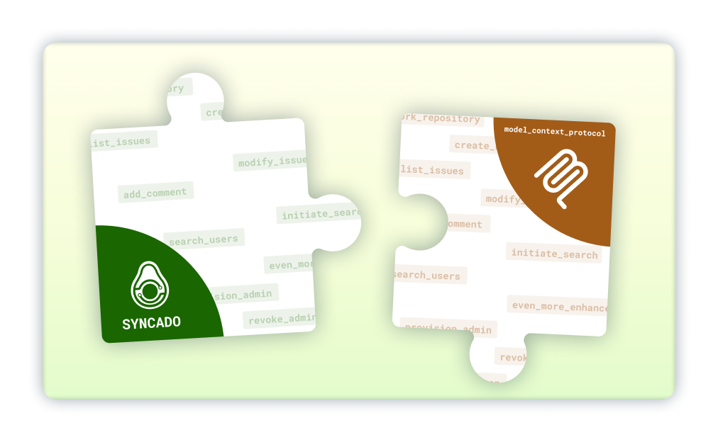 Syncado puzzle pieces